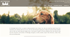 Desktop Screenshot of kittredgeanimalclinic.com