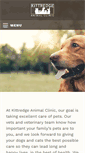 Mobile Screenshot of kittredgeanimalclinic.com